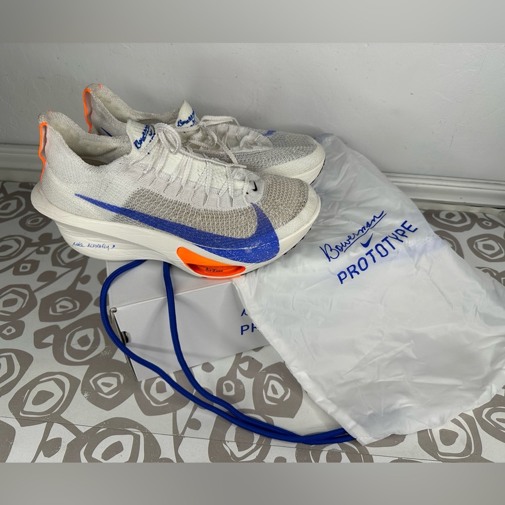 NIKE Air Zoom Alphafly Next % 3 FP Blue Print Pack Men’s 10.5 Running Shoes